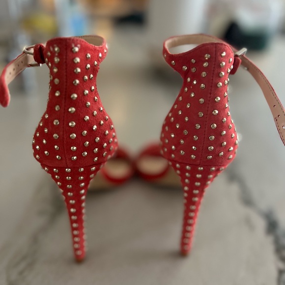 Vince Camino Orange Studded Stillettos - Picture 1 of 3